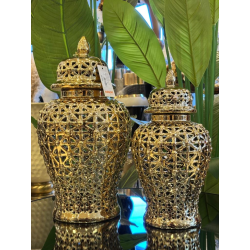 2'Lİ PORSELEN KÜP SET GOLD (NTR-5143-5144)