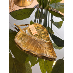 2 KATLI YAPRAK TABAK GOLD (A-YAP-2K-G)